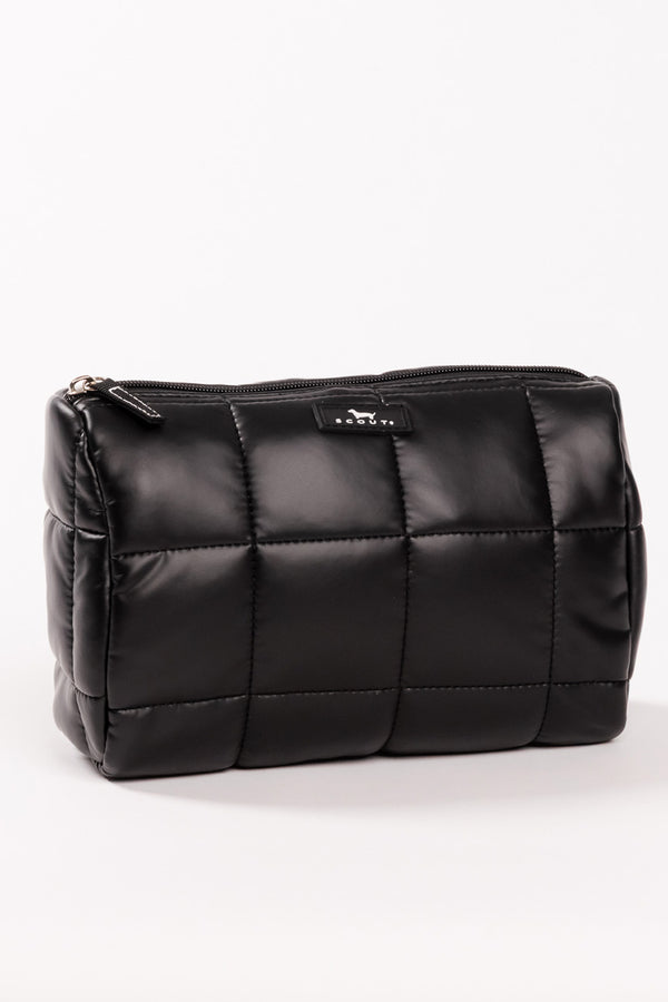Packin' Heat Cosmetic Bag - "Quilted Black Box" F26