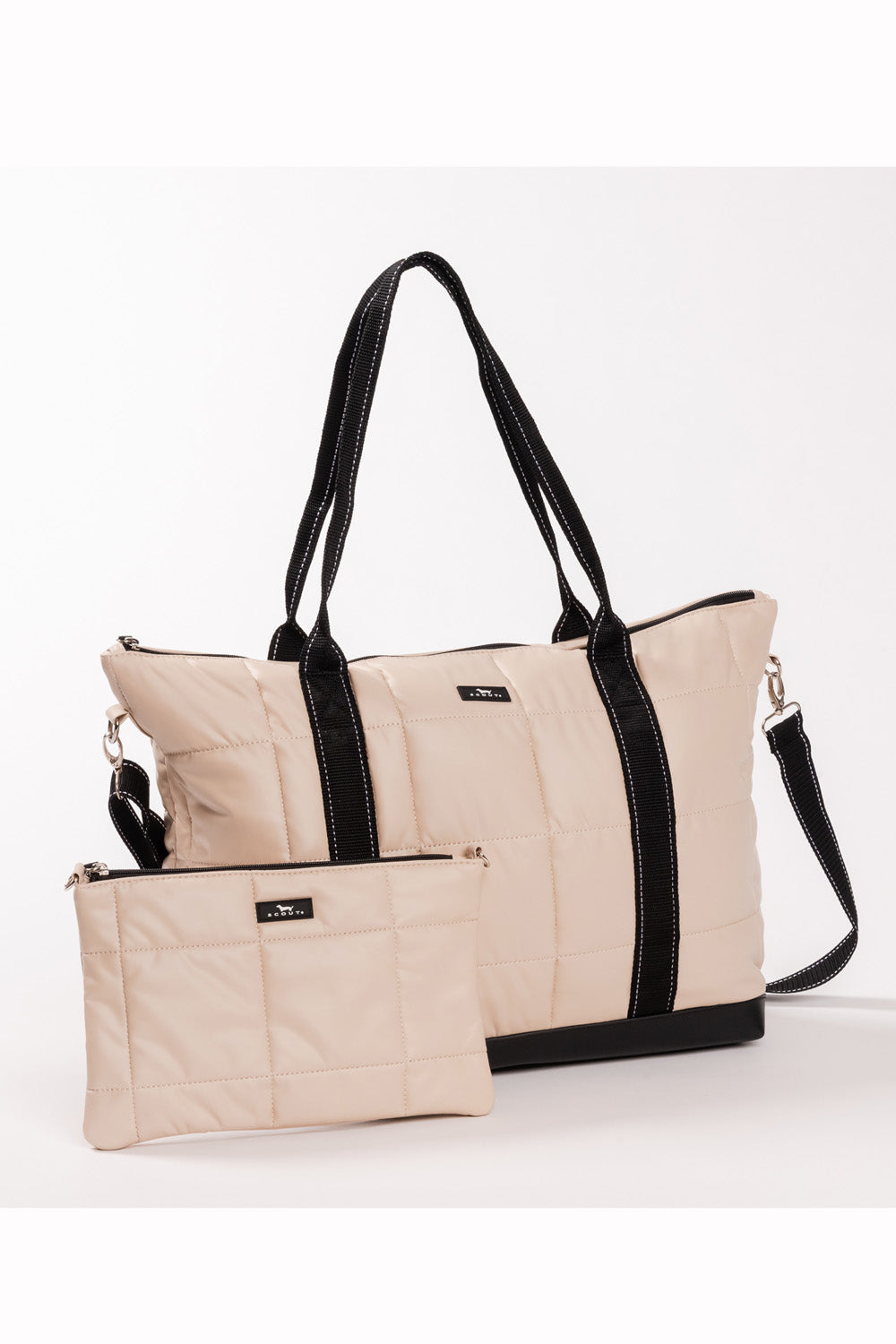 Triple Advisor Travel Bag - "Quilted Putty" F26