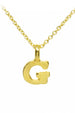 Plata Initial Necklace - Gold