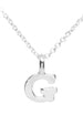 Plata Initial Necklace - Silver