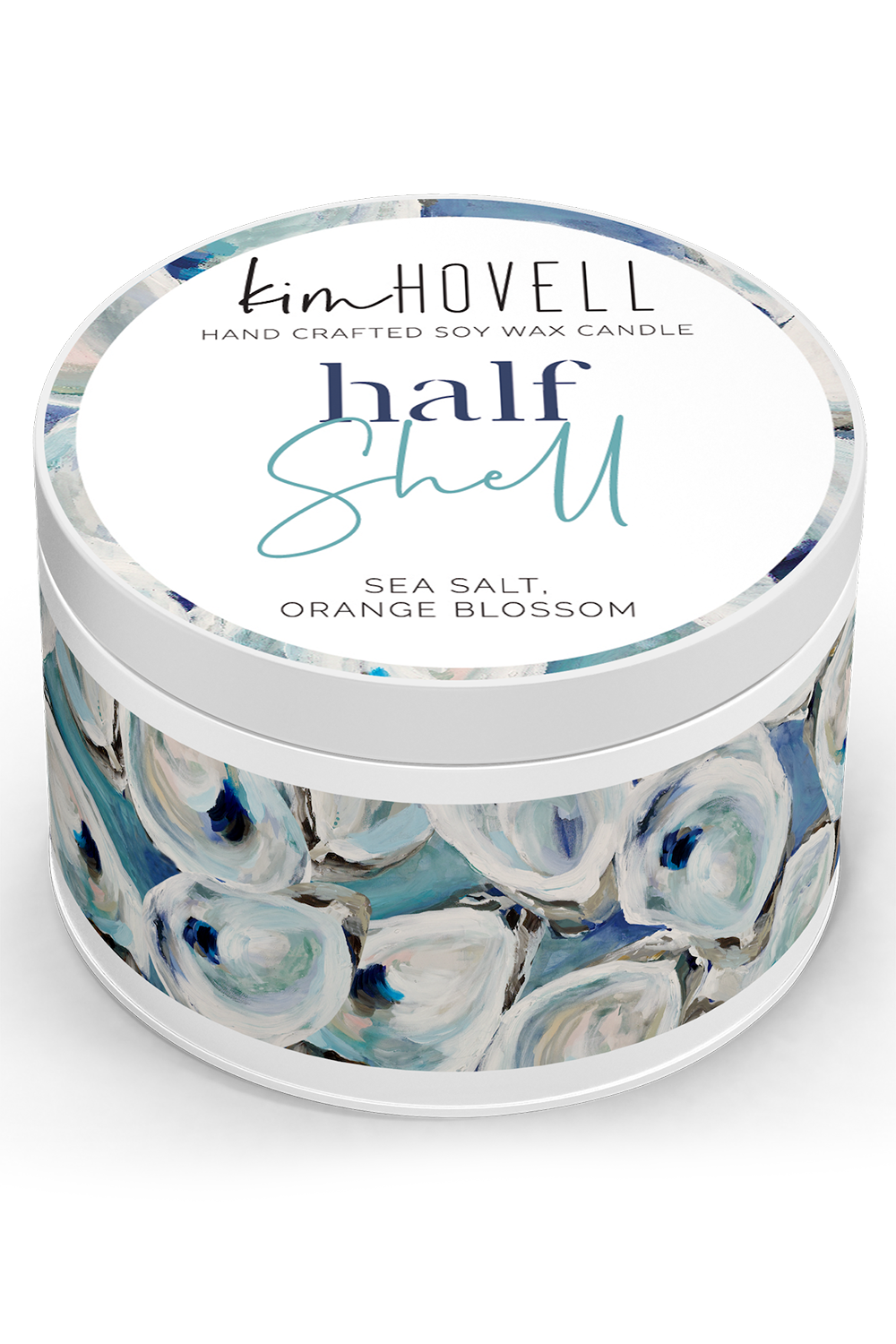 Kim Hovell + Annapolis Mini Tin Candle - Half Shell