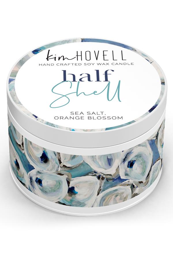 Kim Hovell + Annapolis Mini Tin Candle - Half Shell