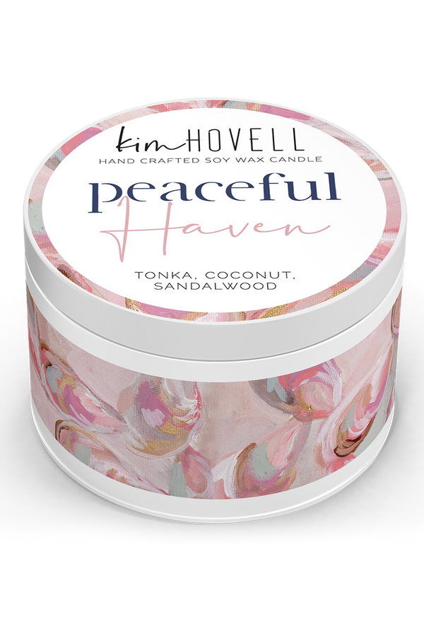 Kim Hovell + Annapolis Mini Tin Candle - Paeaceful Haven