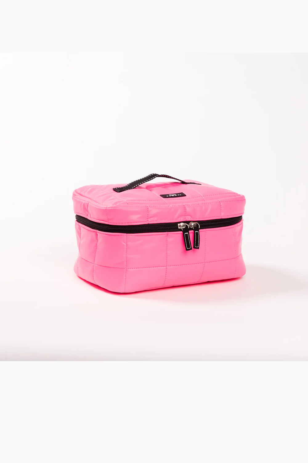 All Aboard Train Case - "Quilted Pop Pink" F26