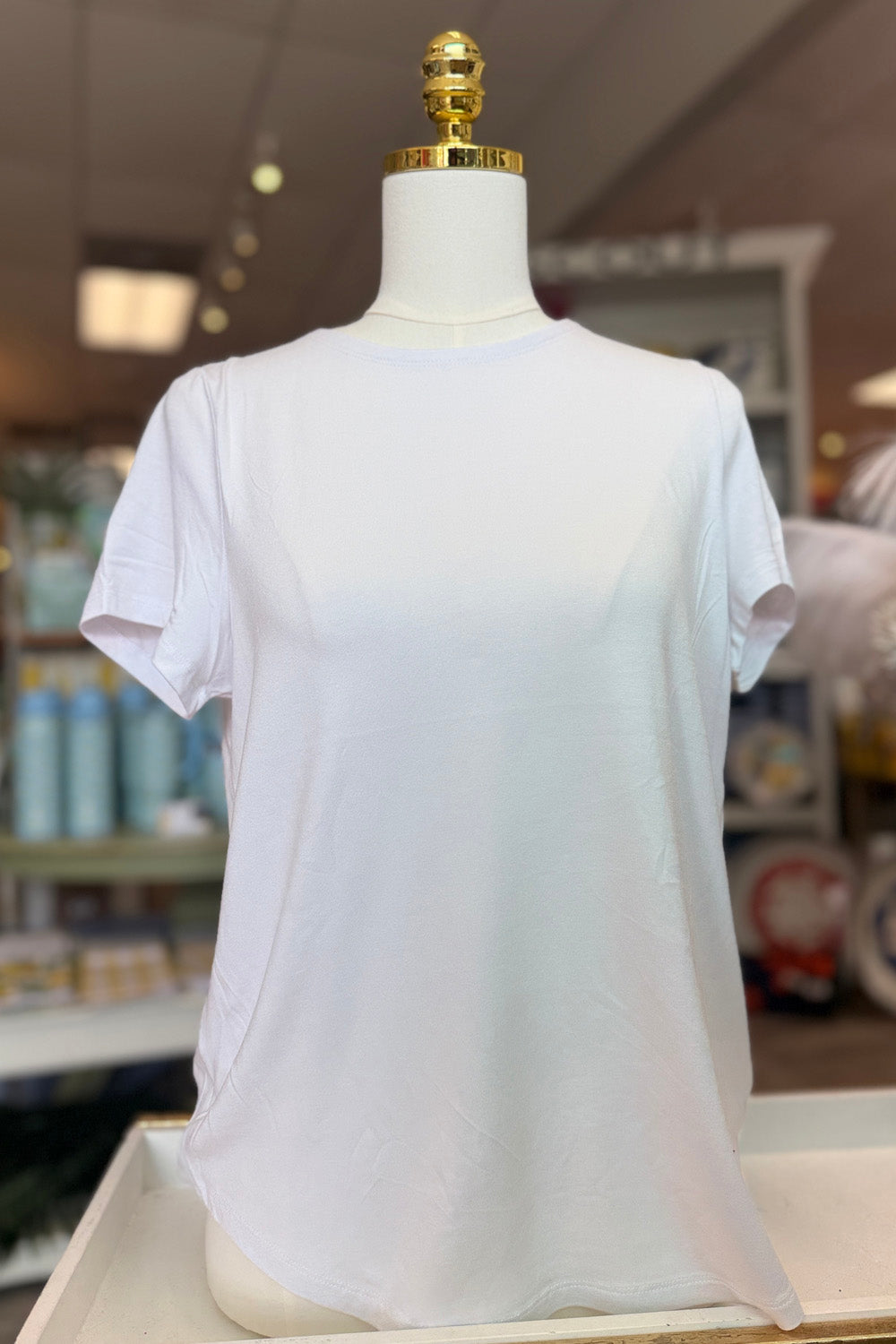 Camille Crew Neck T-Shirt - White