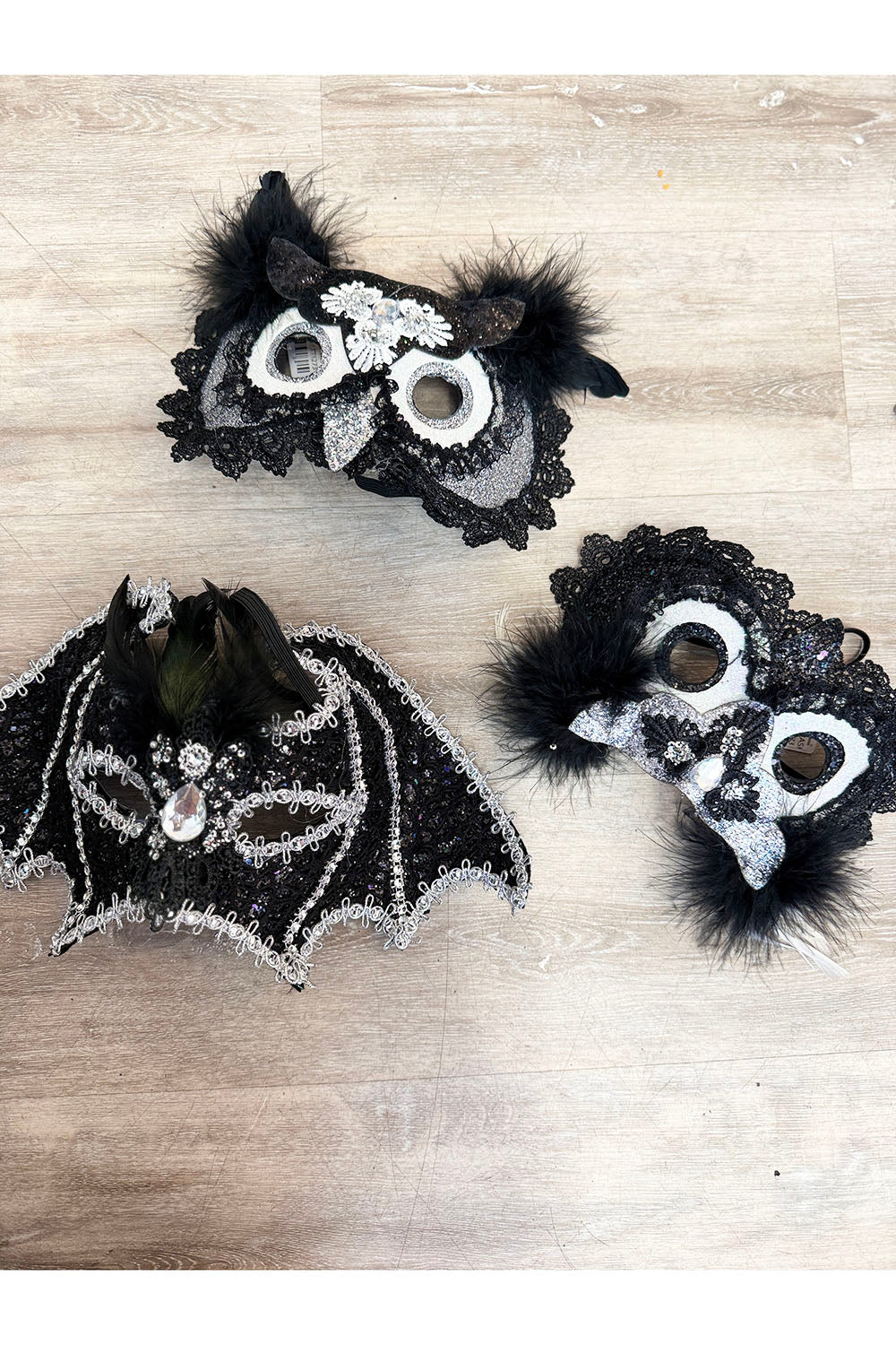 Glitzy Woodsy Owl or Bat Mask