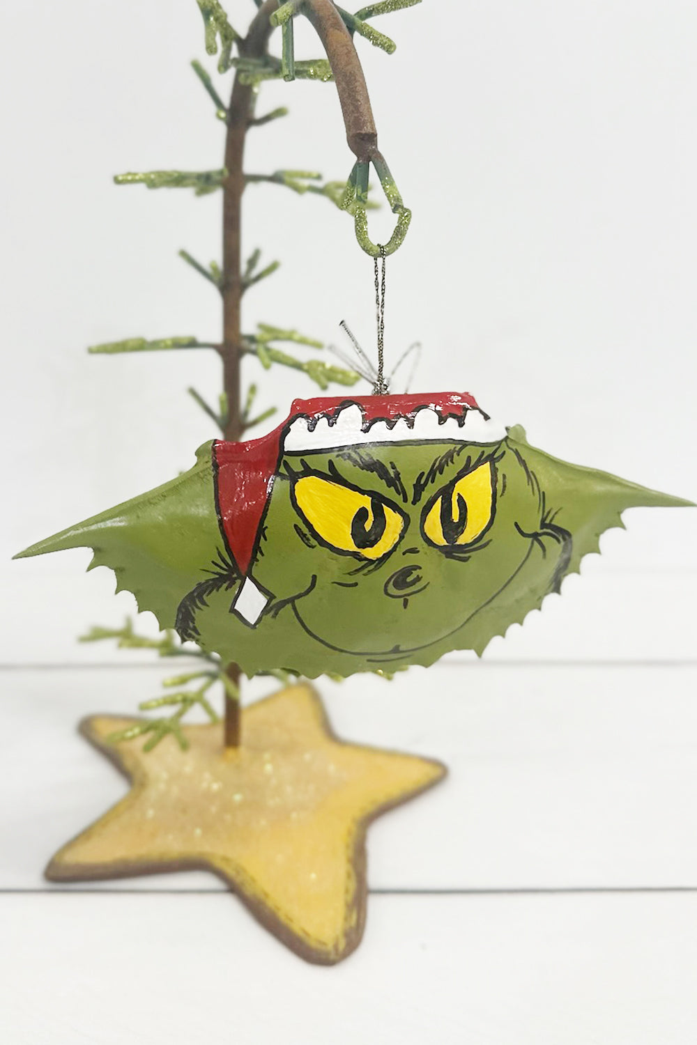 Crab Shell Ornament - Devious Grinch