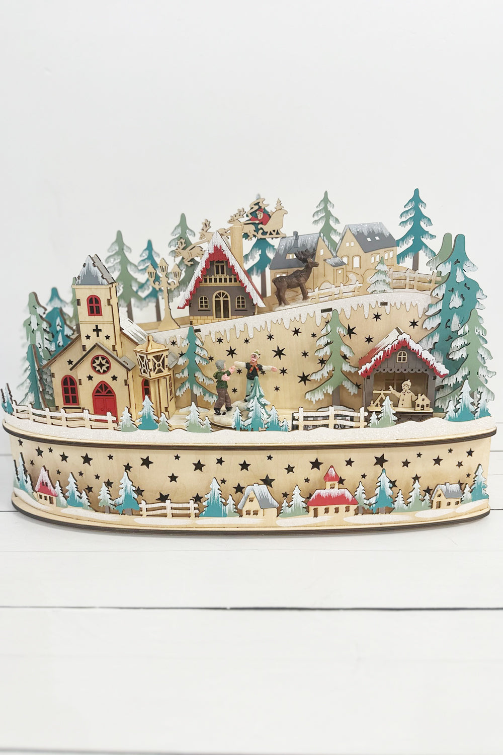 Mountain Hamlet Village Figure