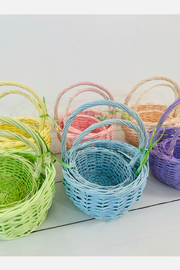 Round Pastel Basket Set of 2