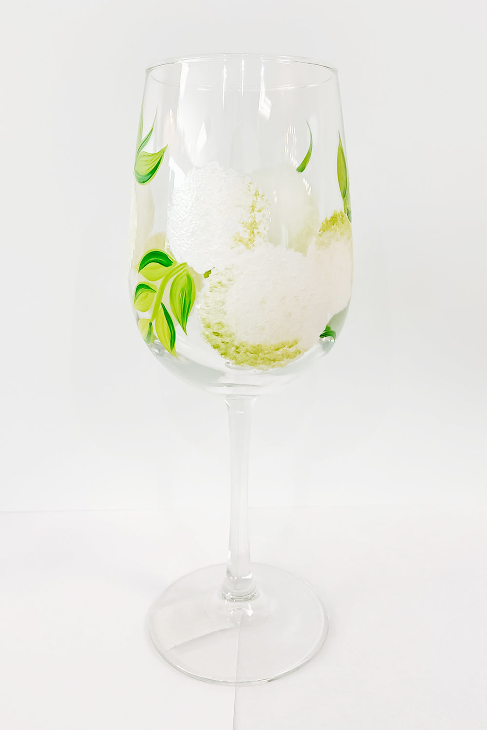 DJ Stemmed Wine Glass - Hydrangea