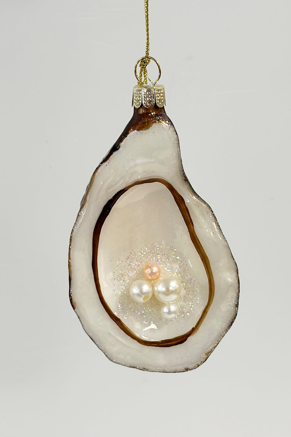 Glass Ornament - Beautiful Oyster Shell