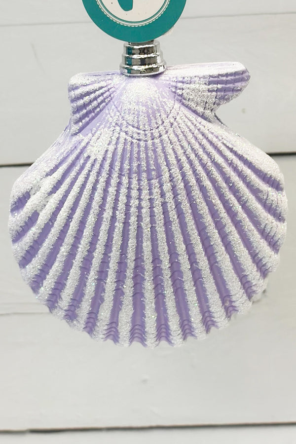 Shatterproof Ornament - Seashell Purple