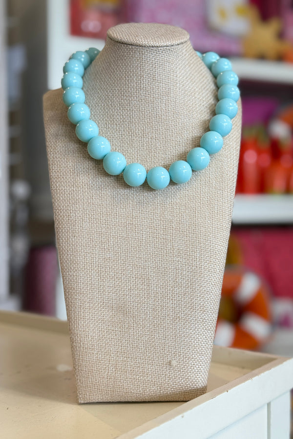 Regular Bubblegum Necklace - Light Blue