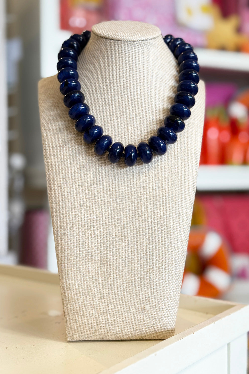 Cocktail Necklace - Navy
