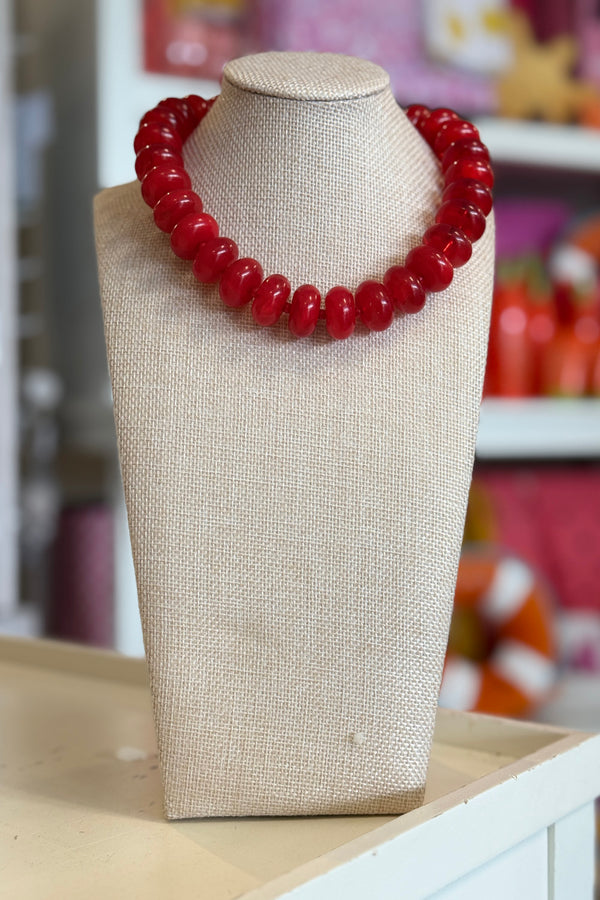 Cocktail Necklace - Red