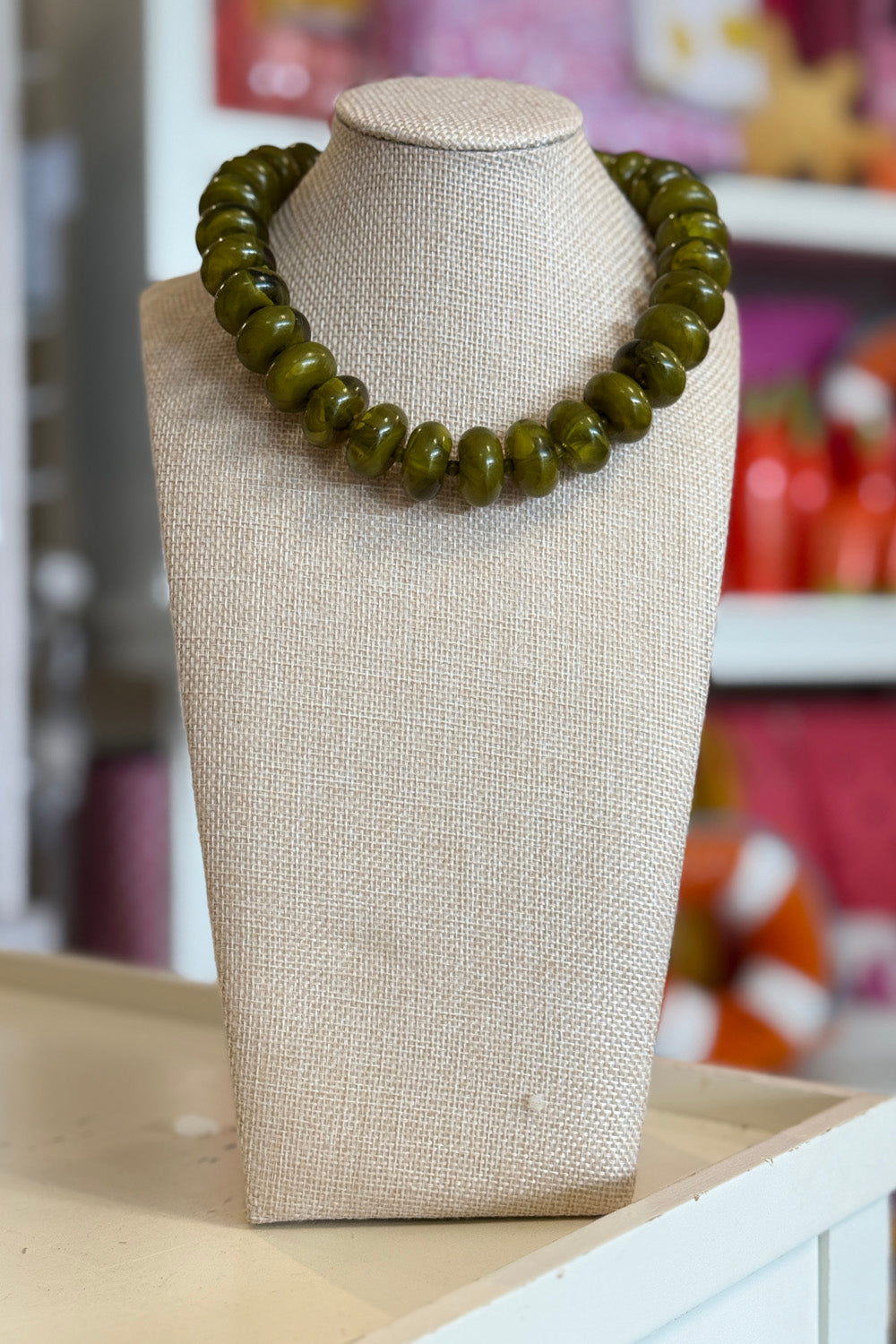 Cocktail Necklace - Army Green