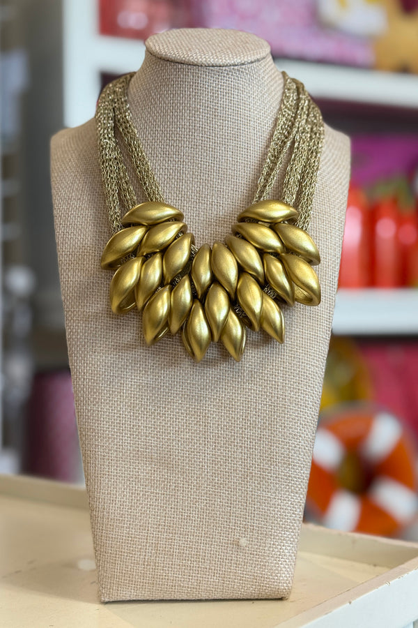 Chunky Greece Necklace - Gold