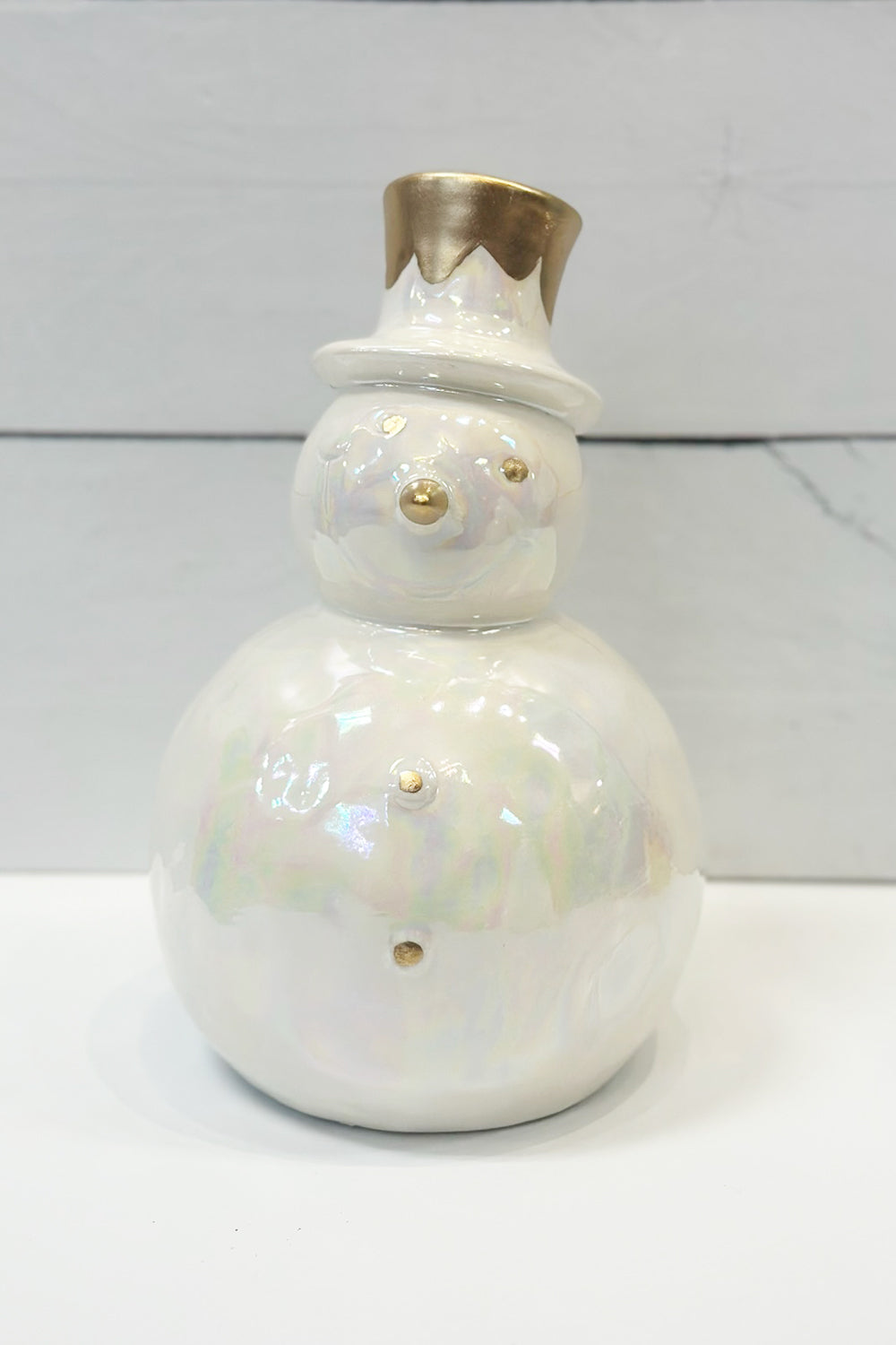Iridescent Snowman