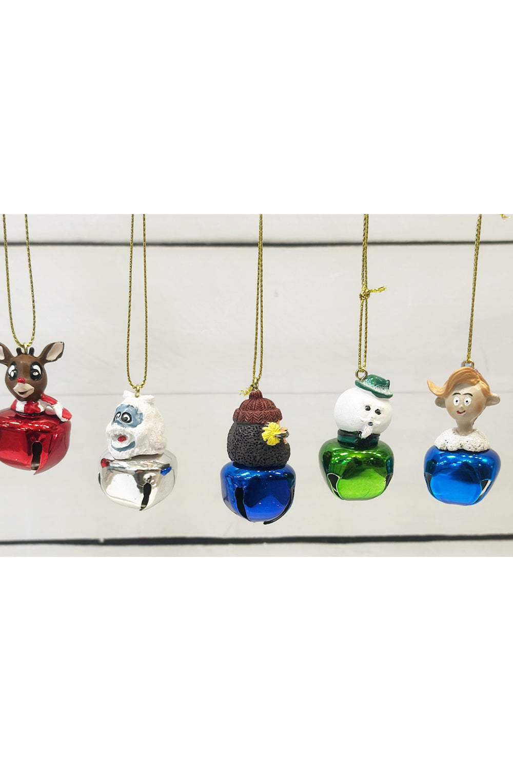 Funky Ornament - Mini Rudolph Character Bell