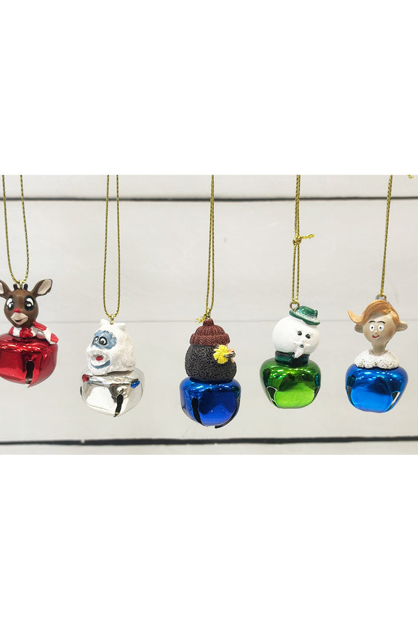 Funky Ornament - Mini Rudolph Character Bell