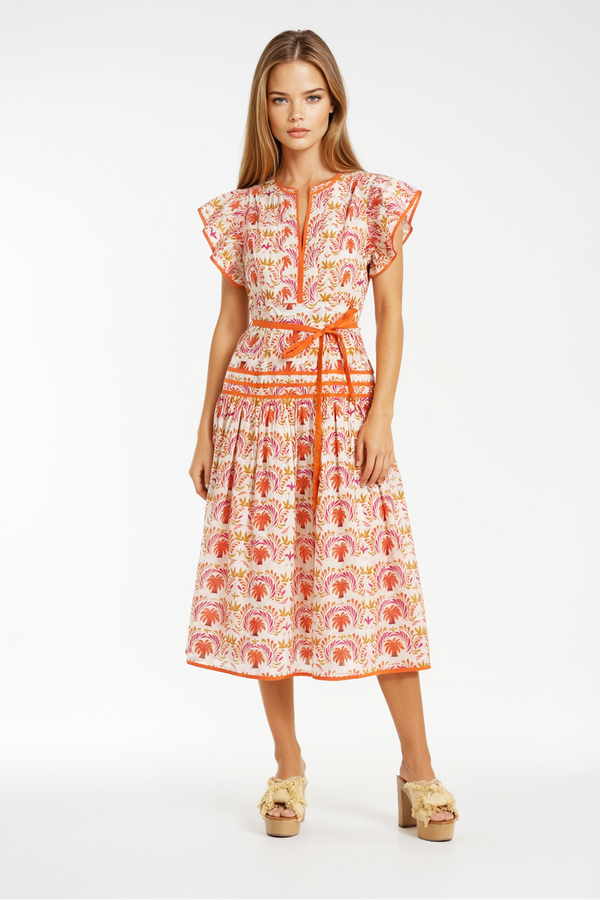 Sincerely Cala Midi Dress - Palma Rosa