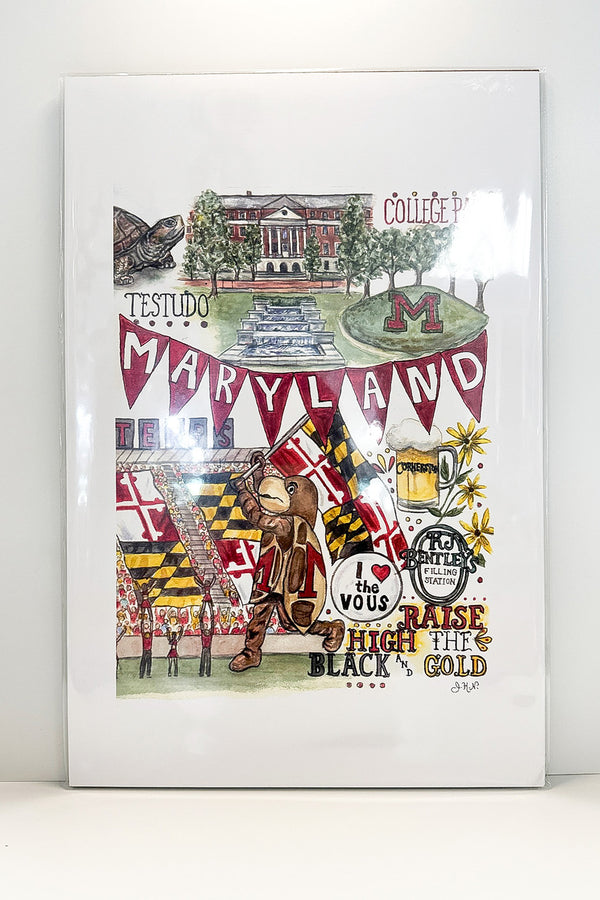 Unframed Collage - University of Maryland