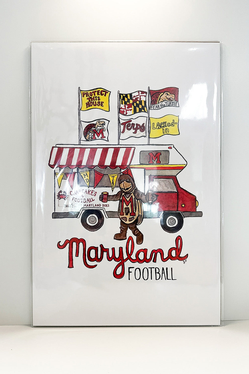 Unframed Collage - University of Maryland Terps Football