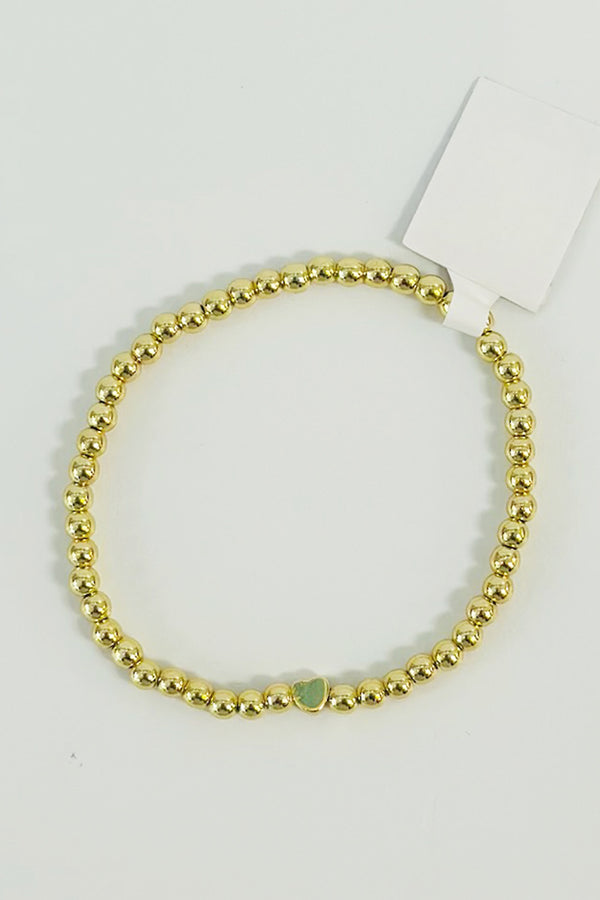 Lottie Gold Filled Bracelet - Small Heart 4mm