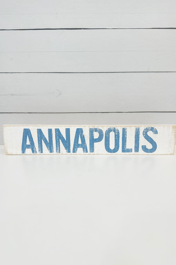 AC Hand Painted Wooden Sign - Annapolis