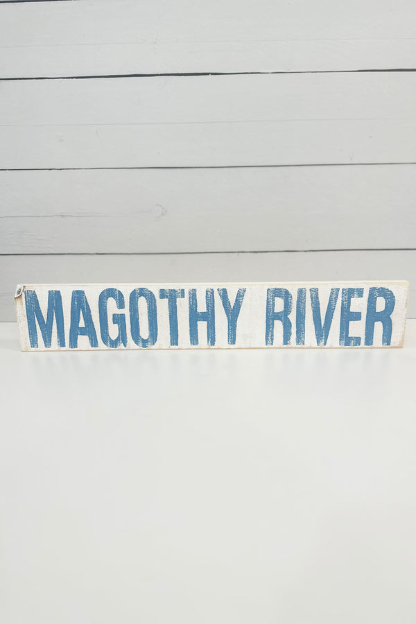 AC Hand Painted Wooden Sign - Magothy River