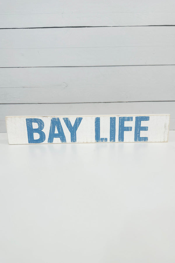AC Hand Painted Wooden Sign - Bay Life