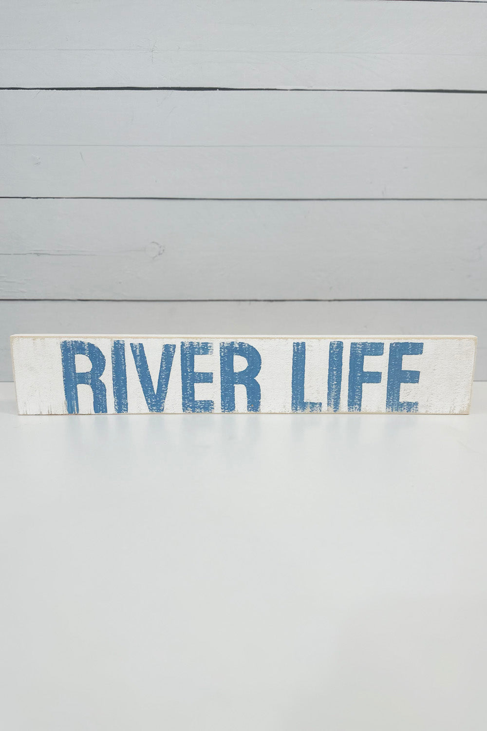 AC Hand Painted Wooden Sign - River Life