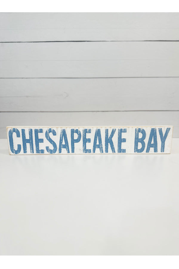AC Hand Painted Wooden Sign - Chesapeake Bay