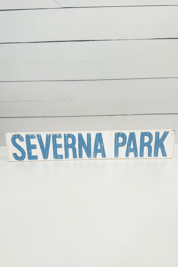 AC Hand Painted Wooden Sign - Severna Park