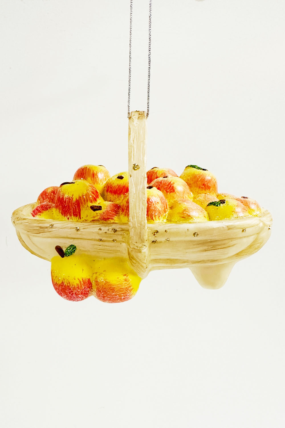 Glass Ornament - Apple Orchard Trug