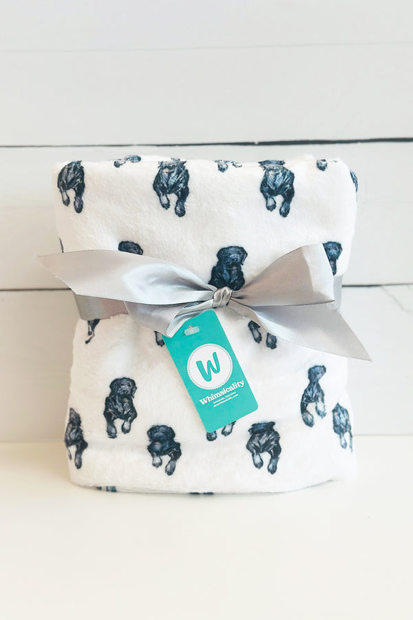 GV Baby Minky Blanket - Black Lab