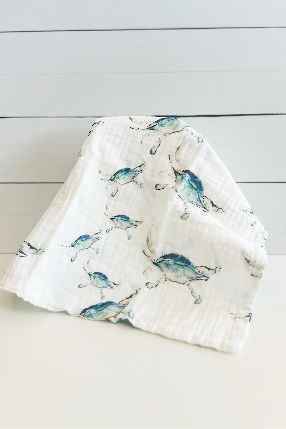 GV Baby Burp Cloth - Blue Crab