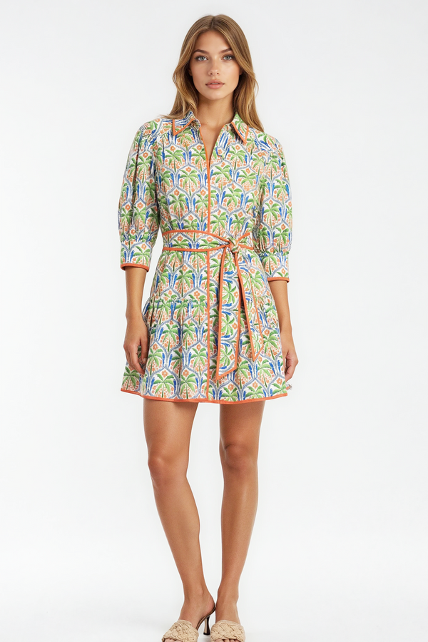 Sincerely Yara Dress - Coconut Groove