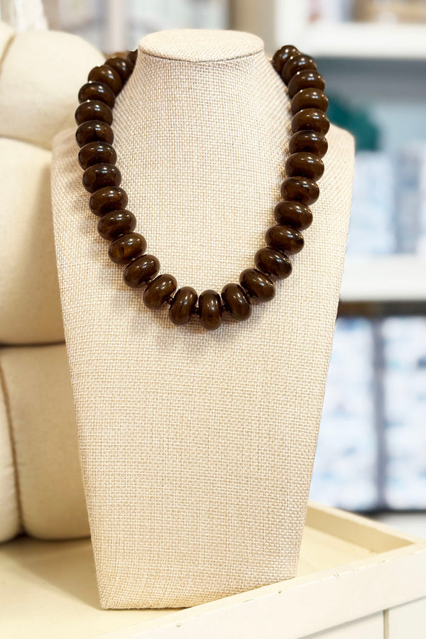 Cocktail Necklace - Brown