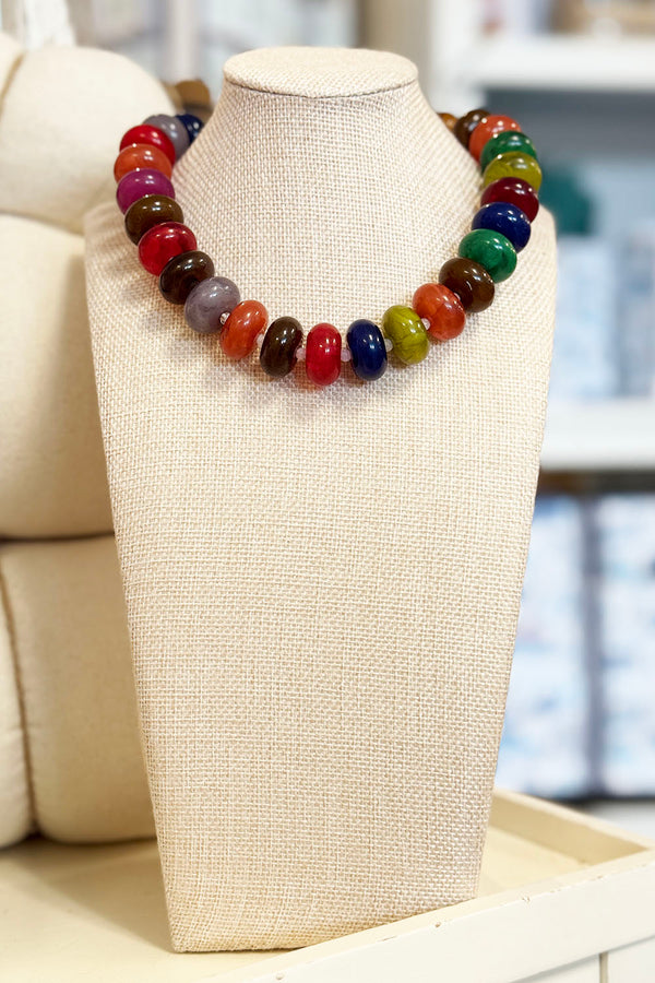 Cocktail Necklace - Forest Multi
