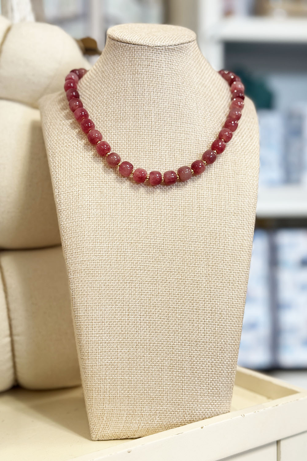 Penny Necklace - Mauve