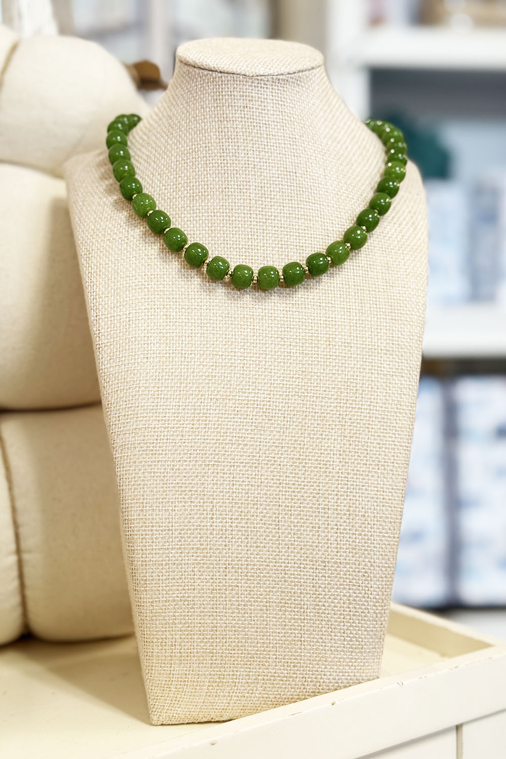 Penny Necklace - Green
