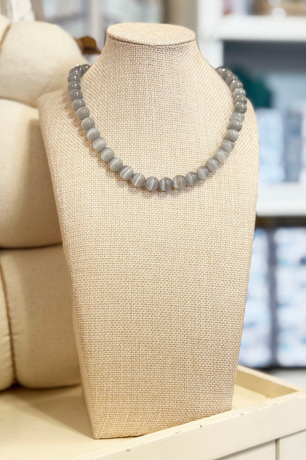 Rebecca Necklace - Gray