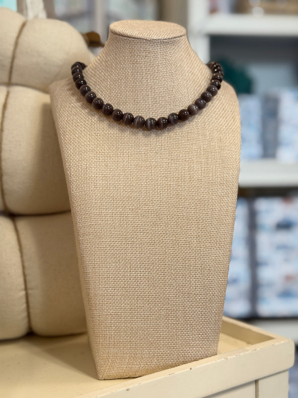 Rebecca Necklace - Charcoal