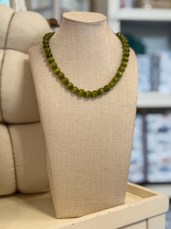 Rebecca Necklace - Olive
