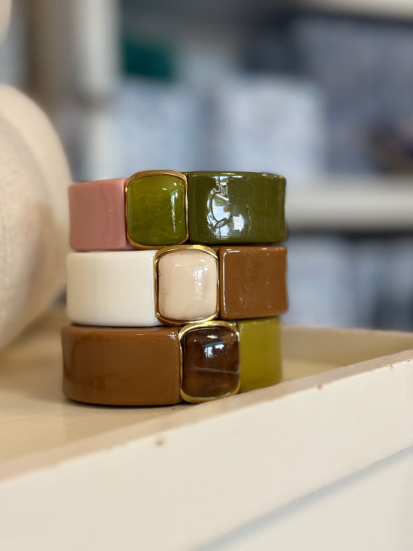 Colorblock Hingle Bangle