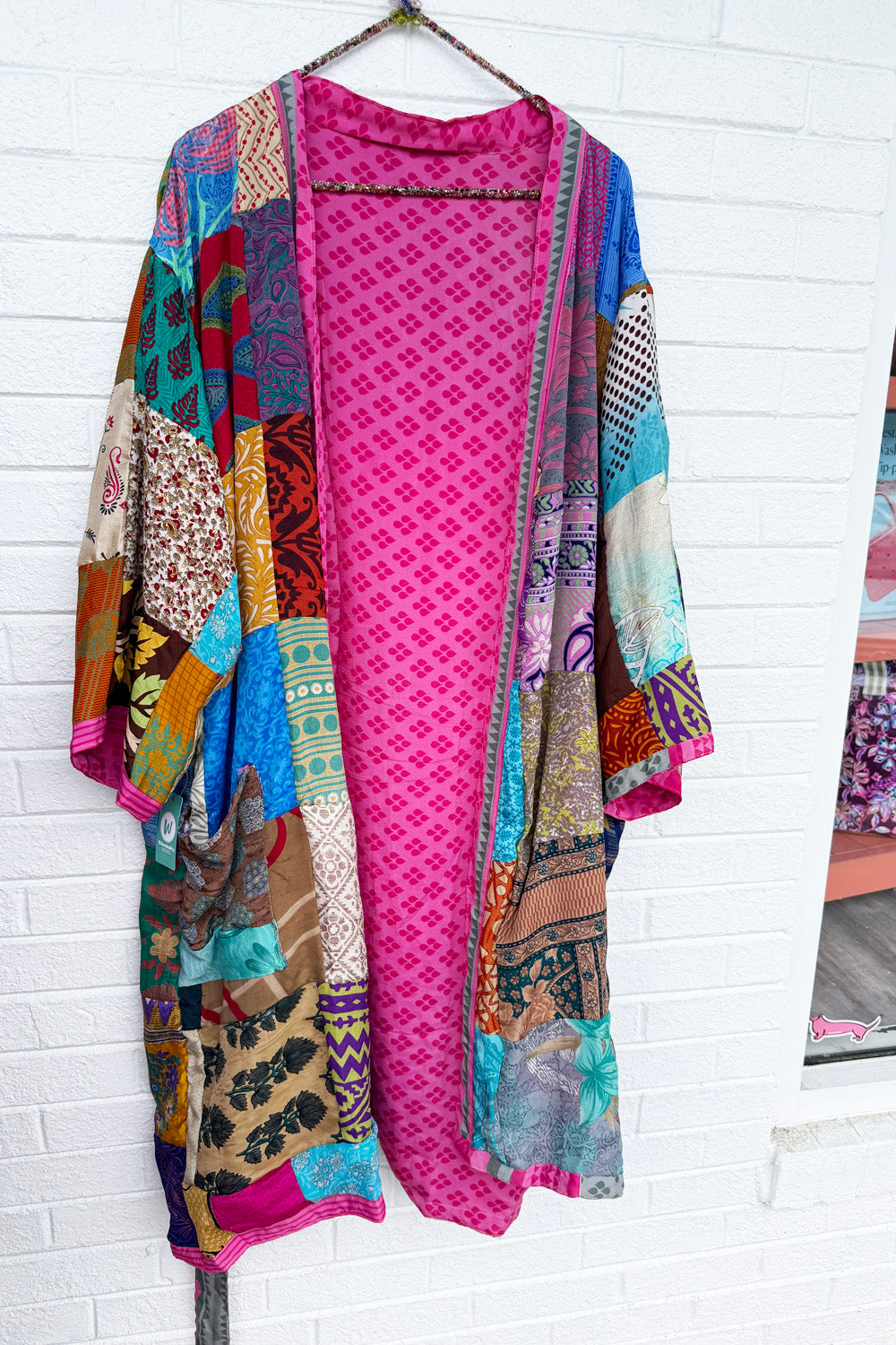 Silk Kimono - Patchwork SHORT