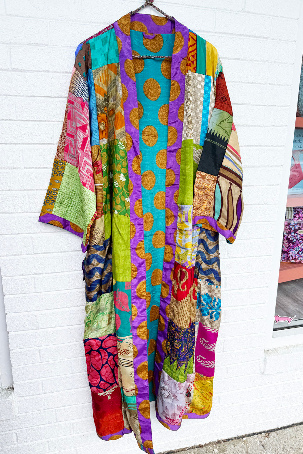 Silk Kimono - Patchwork LONG