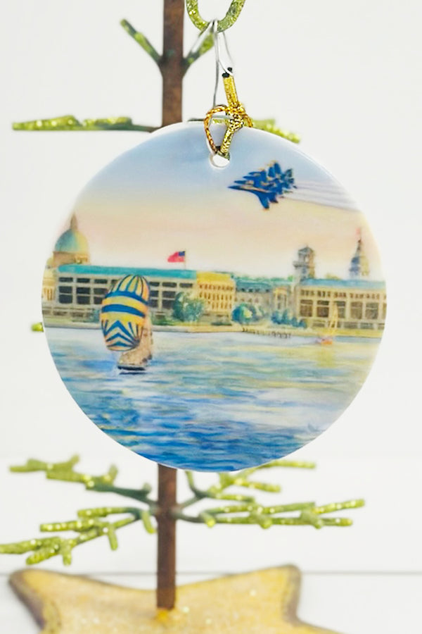 Ceramic Ornament - LMR Angels on the Severn