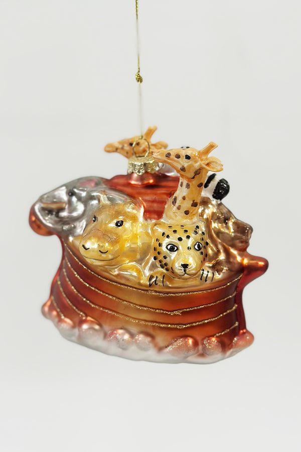 Glass Ornament - Noah's Ark